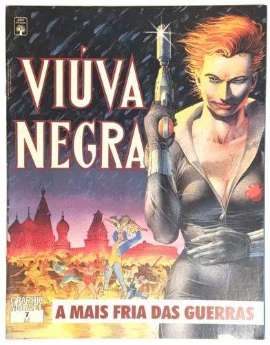 Graphic Marvel n° 7, Viúva Negra: A Mais Fria das Guerras. Abril - 1991.