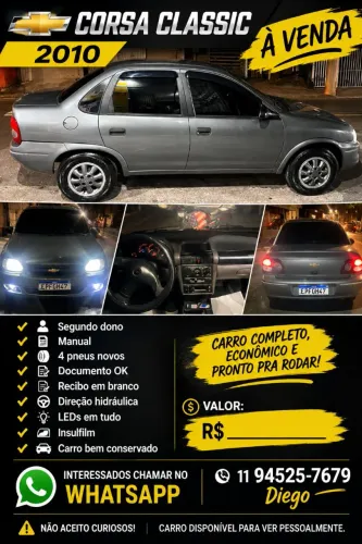 Chevrolet Classic Life/ls 1.0 VHC Flexp. 4P 2010