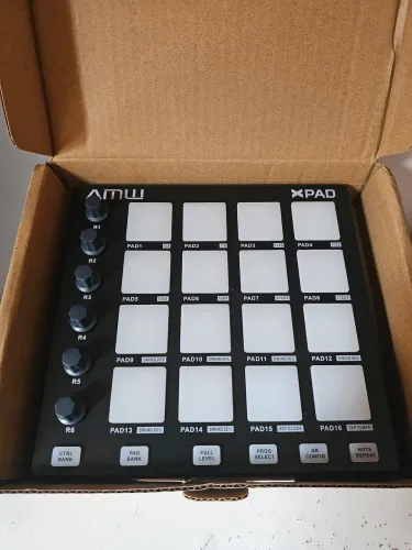 Controlador MIDI DJ AMW XPAD V2