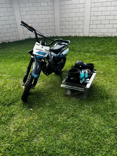 MOTO MXF 49CC - OFF ROAD MUITO NOVA COR AZUL