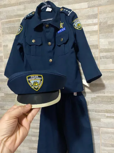 Fantasia de policial tamanho 4/6