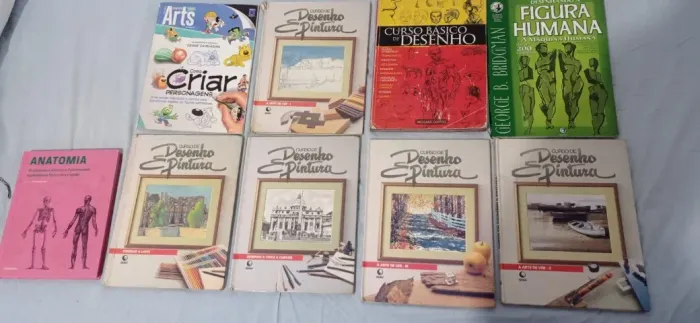 Livros desenho, curso de desenho