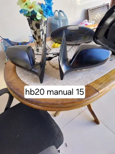 Par de retrovisor manual Hb20 2015 e 1 elétrico ld