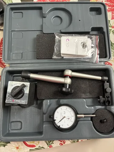 Relógio Comparador Clockwise Tools + Base Magnética 176 lbs - Novo