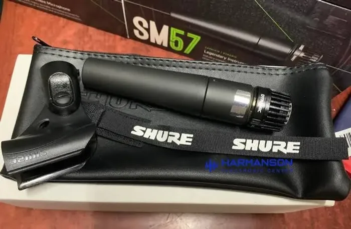 Shure sm57 original, pouquisismo uso com cx, manuais NF