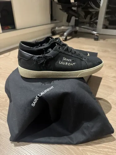 Tênis Saint Laurent Court Classic SL/06 Preto 40