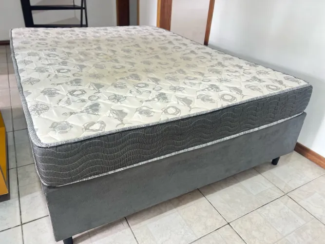 Cama box casal (entrego) 