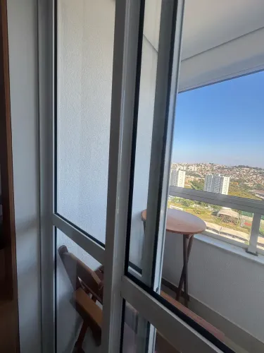 Porta balcão 4 folhas de alumínio branco 