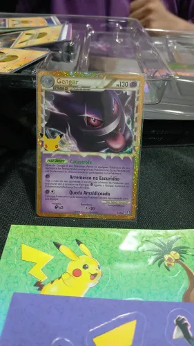 Carta pokemon tcg gengar 30 anos nota 10