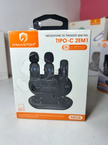 Microfone de lapela H?maston 
