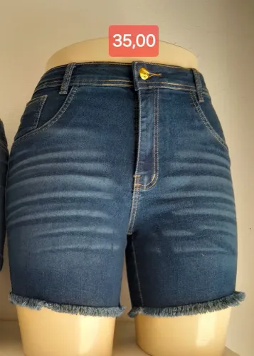Shorte jean's meia cocha 