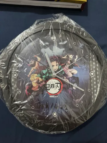 Relógio de Parede Demon Slayer (Kimetsu no Yaiba) - Original Japonês (Novo)