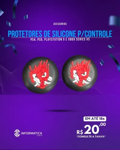 CESSÓRIO PROTETORES DE SILICONE P/CONTROLE