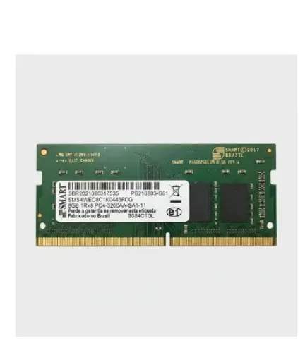 Memoria Smart Modular SMS4WEC8C1K0446FCG para Notebook 8GB DDR4 cor verde 3200mhz