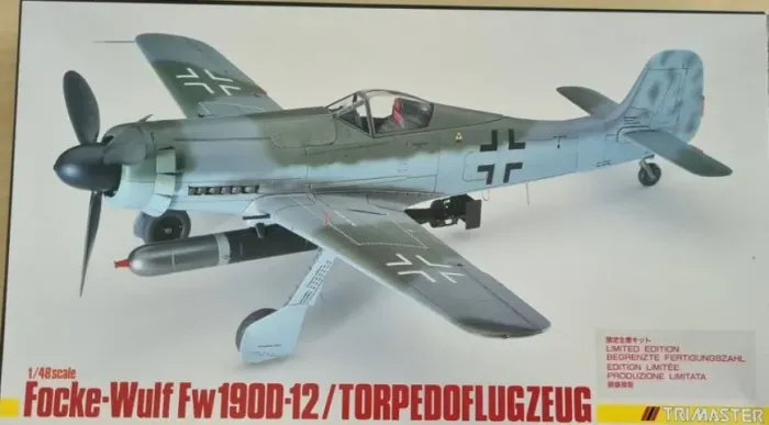 TRIMASTER FOCKE-WULF FW190D-12 TORPEDOFLUGZEUG ESCALA 1/48