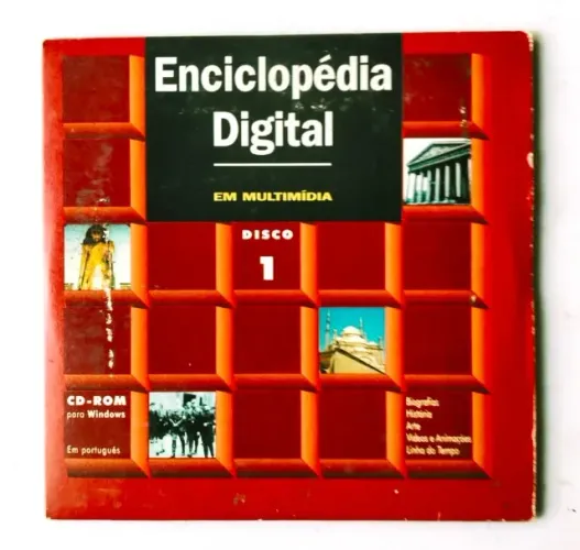 CD-Rom Enciclopédia Digital em Multimídia (Disco 1) - 1998 - Usado
