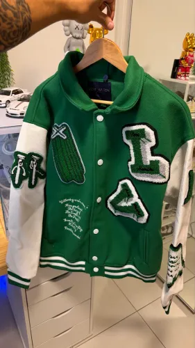 Jaqueta College Verde Tamanho G