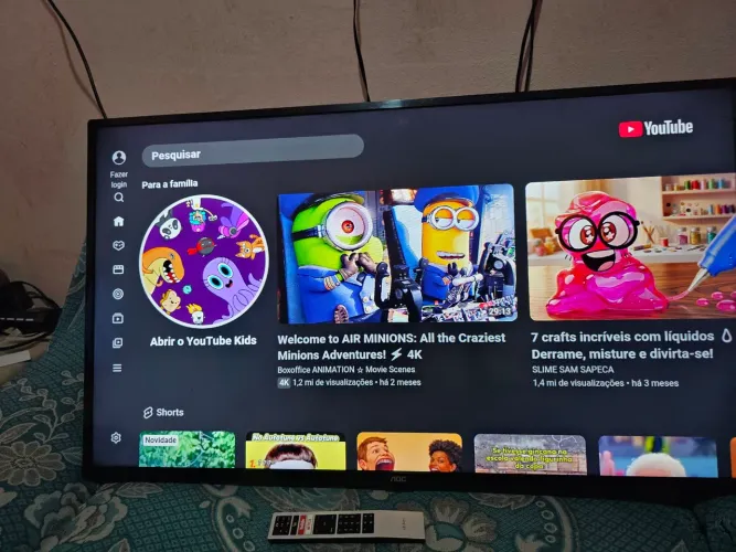 Televisão 43 polegadas smart Aoc