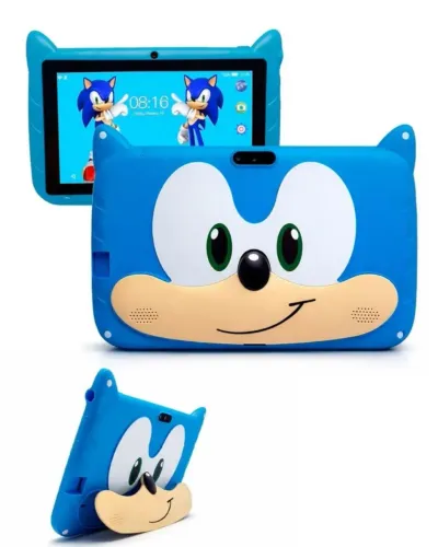 Tablet Sonic Infantil Menino Menina Kids Smart 7 Polegadas Cor Azul