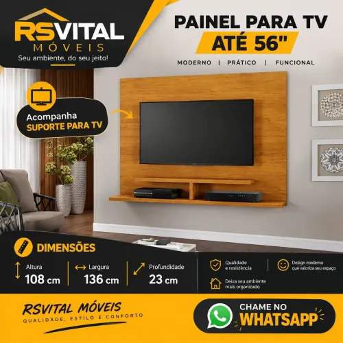 Painel para tv até 56"