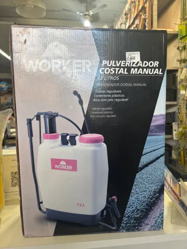 Pulverizador costal manual 12 litros WORKER novo na caixa