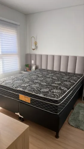 Cama casal sem uso