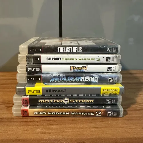 Lote de 07 jogos Ps3