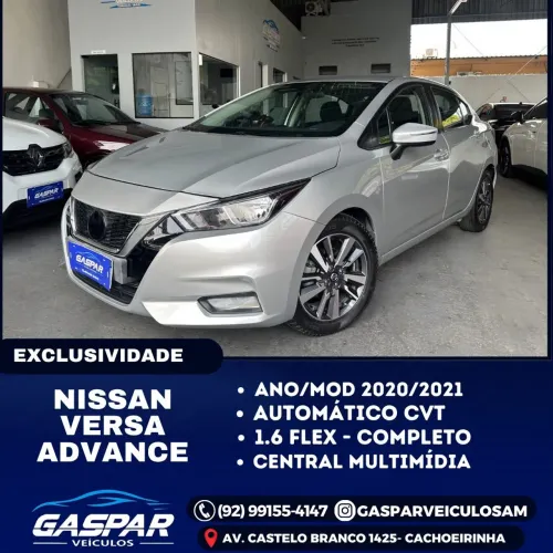 Nissan Versa Advance 1.6 16V Flex AUT 2021