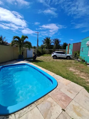 Casa em residencial fechado disponível para locação na praia da tabuba-cumbuco<br>