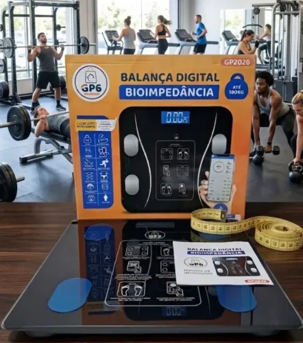 Balança Inteligente GP6 Bioimpedância