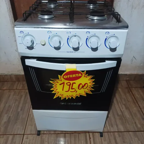 Fogao 4 bocas funciona todas bocas e forno