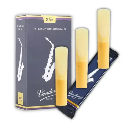 Kit 3x Palheta Sax Alto Vandoren nº 2 Tradicional Original