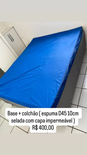 Cama casal base + colchão