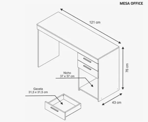 Mesa de estudo
