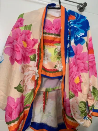 Kimono e short saia 