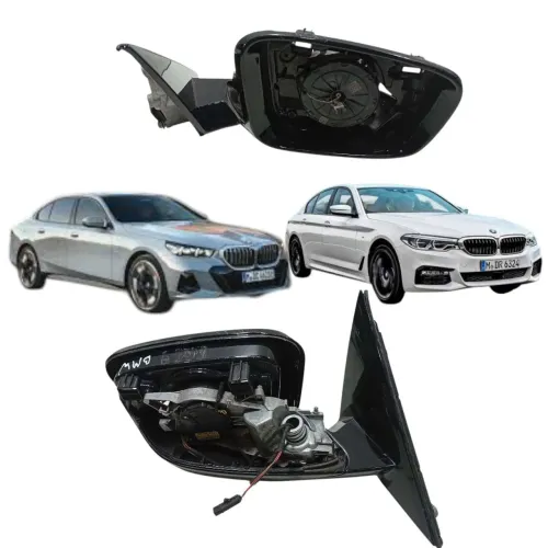 Retrovisor Direito BMW 530i/540i 2017/2023 S/Capa S/Espelho