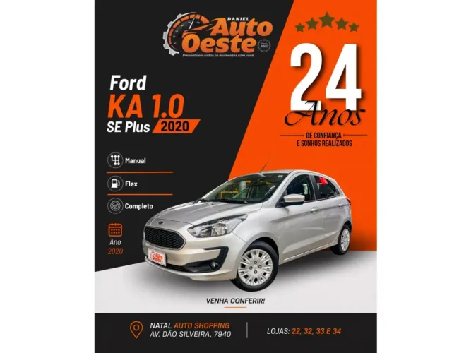 Ford KA 1.0 SE 12V Flex 4P Manual 2020