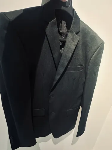 Blazer TNG Premium Slim Cinza Chumbo Tam 48 Pouco Usado