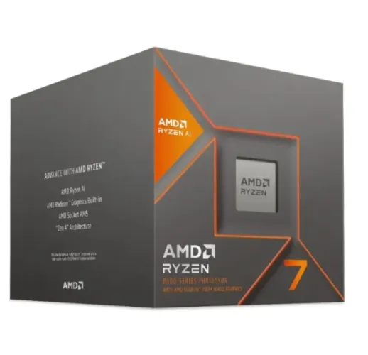 Processador Amd Ryzen 7 8700g Am5 4.2ghz 5.1ghz Turbo 8 Cores 16 Threads 24mb S/ Cooler
