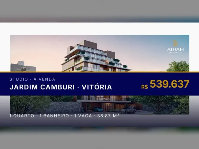 Studio no Jardim Camburi: Perfeito para Jovens Profissionais e Estudantes!