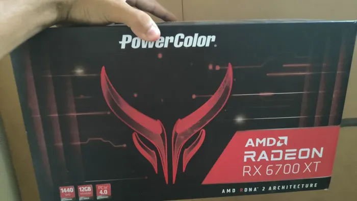 Placa de vídeo rx6700xt