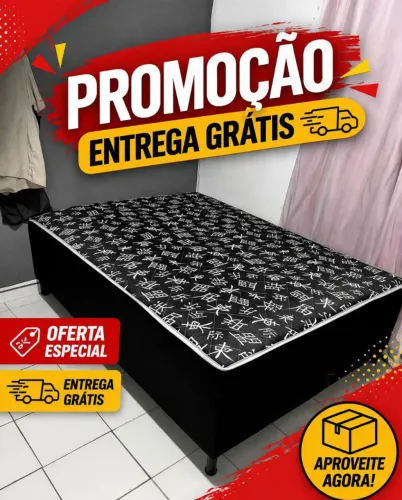 Camas de casal de espuma e molas novas, ENTREGAMOS AINDA HOJE!!