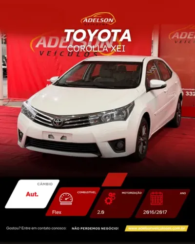 Toyota Corolla XEI 2.0 Flex 16V Aut. 2017