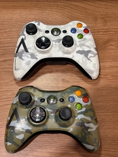 2 Controles Xbox 360 edição especial camuflada