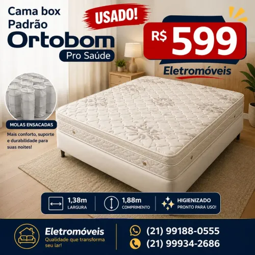 Cama Box Ortobom/ Padrão Box
