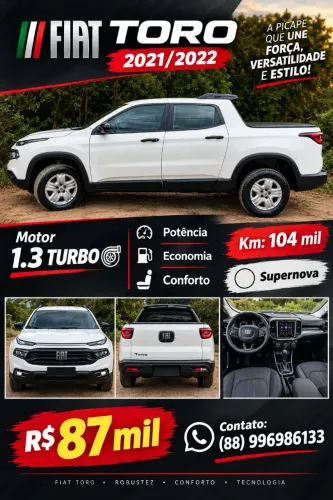 Fiat Toro Endurance 1.3 T270 4X2 Flex AUT 2022