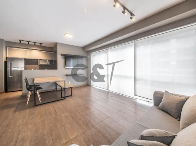 Duplex - 1 Dormitório (Suíte) à Venda ou para Alugar no Brooklin - São Paulo/SP