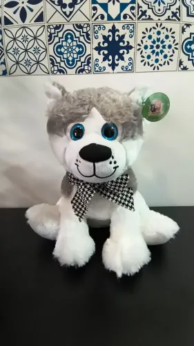 Pelúcia Husky 30cm +