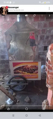 Vendo carrinho de churrasco
