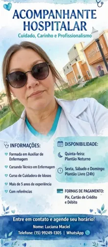 Acompanhante hospitalar Sorocaba e região